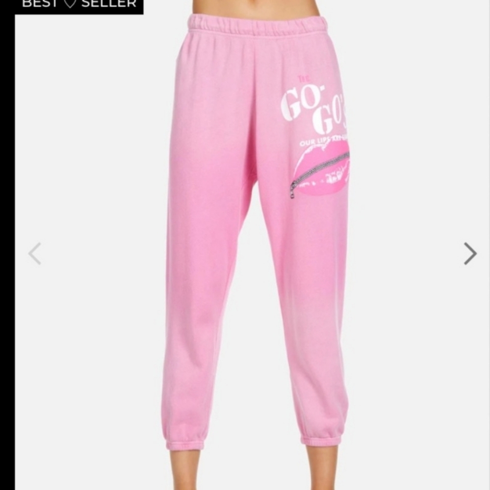 Lauren Moshi GoGo's Our Lips Are Sealed sweatpants
